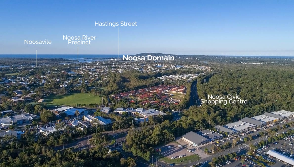 noosa-aerial-location Noosa Location